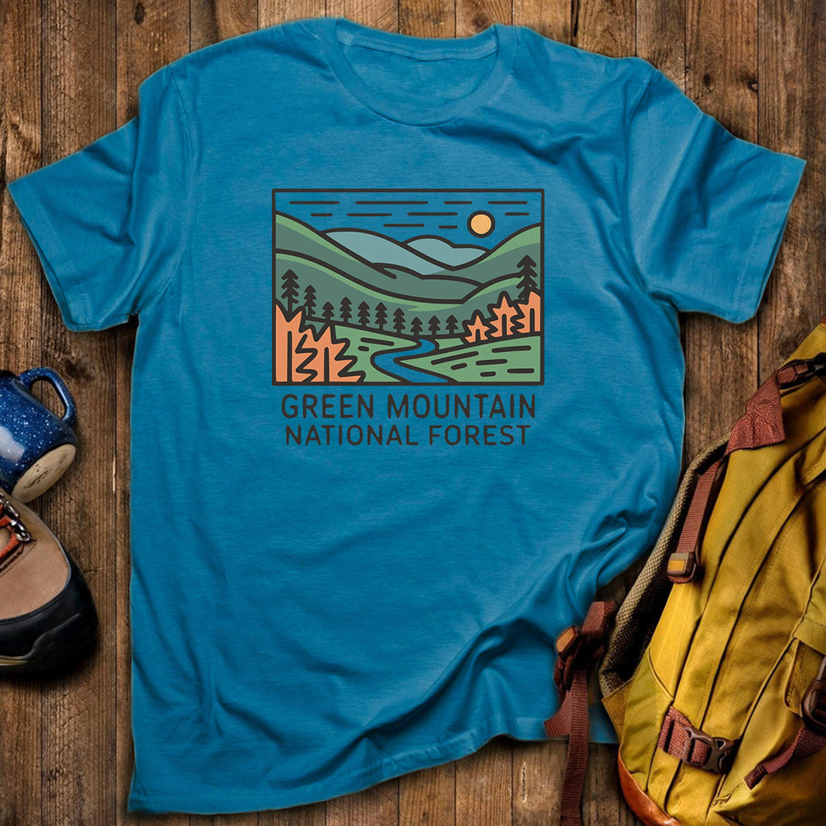 Green Mountain National Forest Tee Cotton Classic T-Shirt