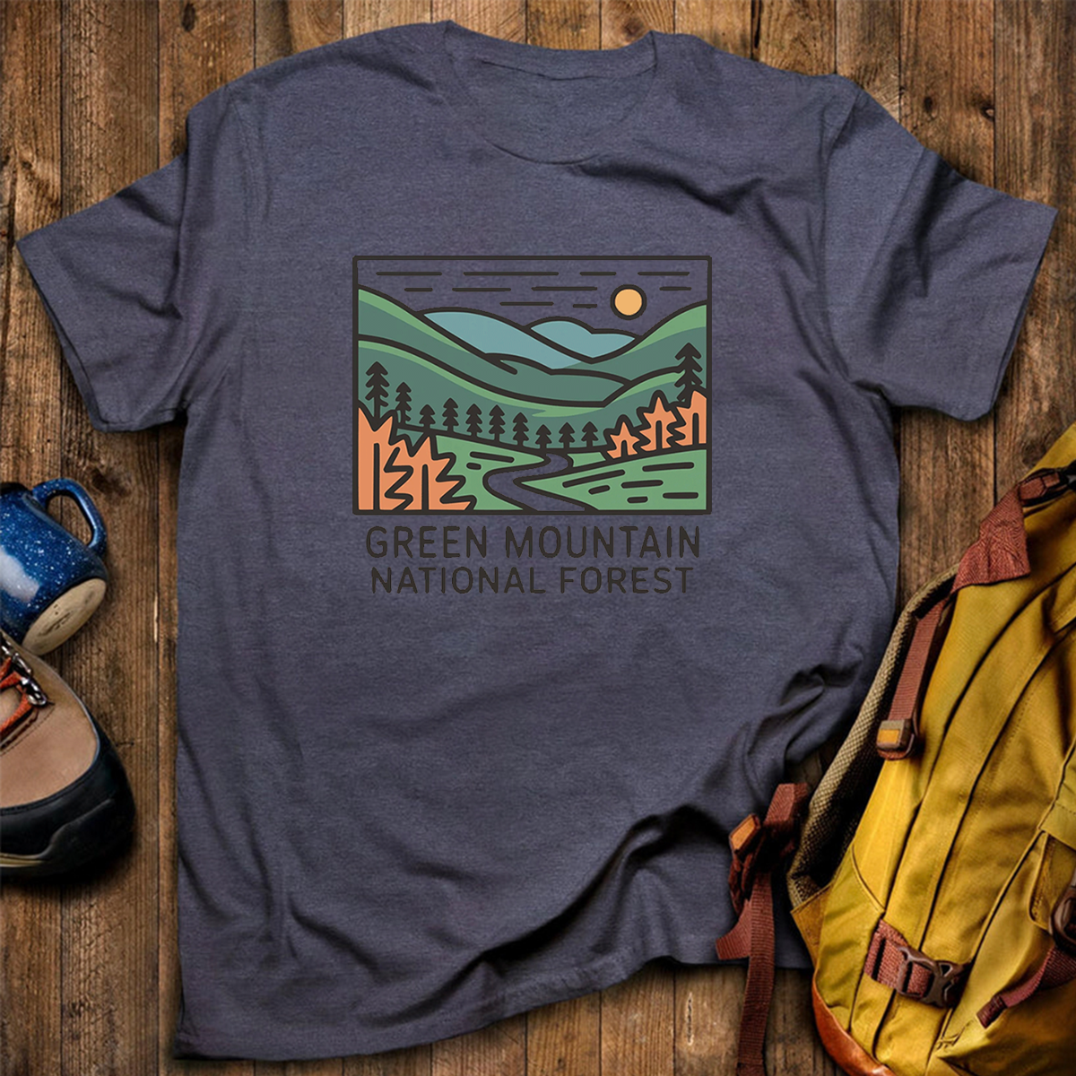 Green Mountain National Forest Tee Cotton Classic T-Shirt