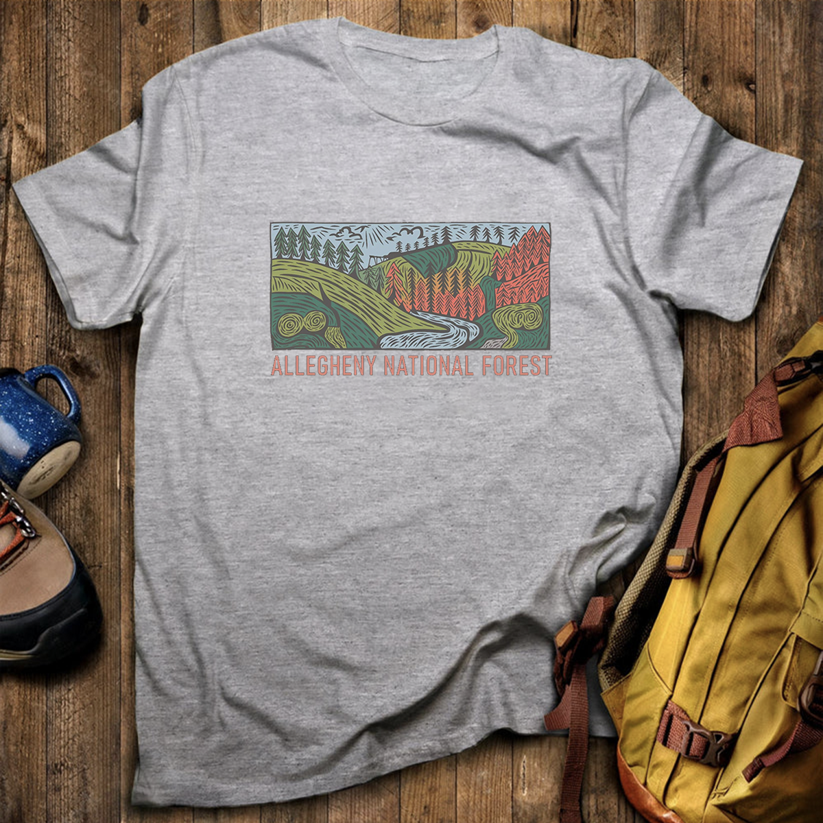 Allegheny National Forest Tee Cotton Classic T-Shirt