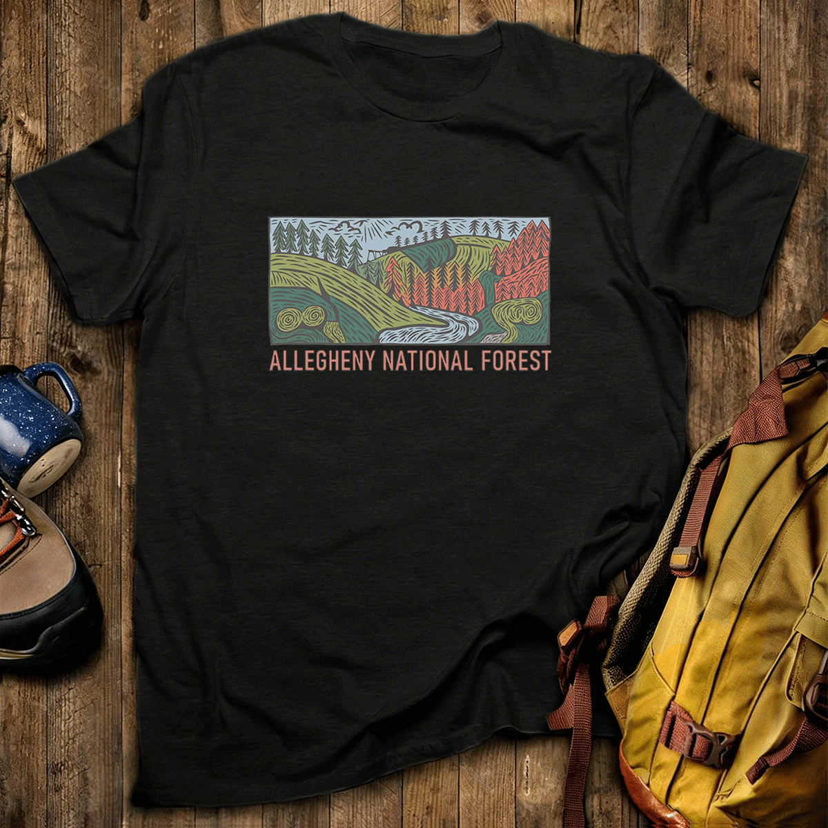 Allegheny National Forest Tee Cotton Classic T-Shirt