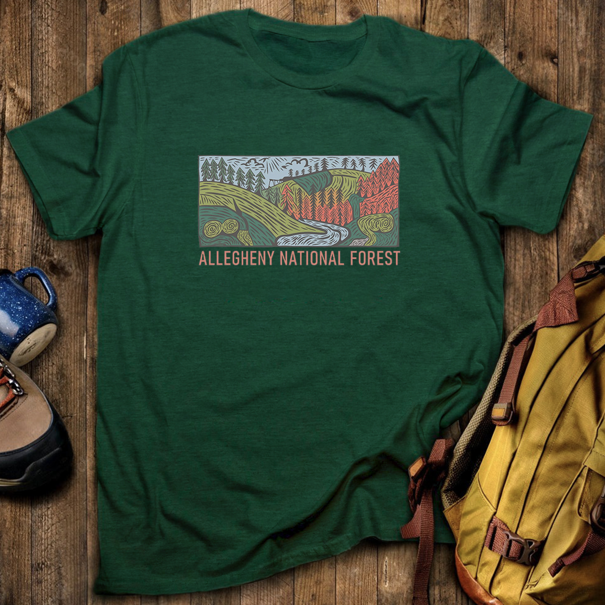 Allegheny National Forest Tee Cotton Classic T-Shirt