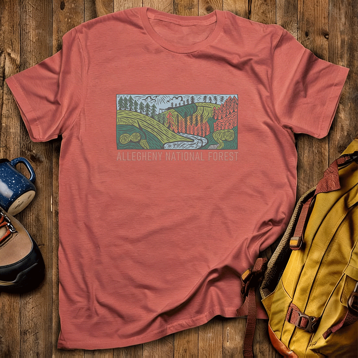 Allegheny National Forest Tee Cotton Classic T-Shirt