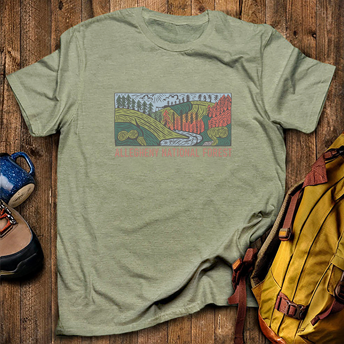 Allegheny National Forest Tee Cotton Classic T-Shirt