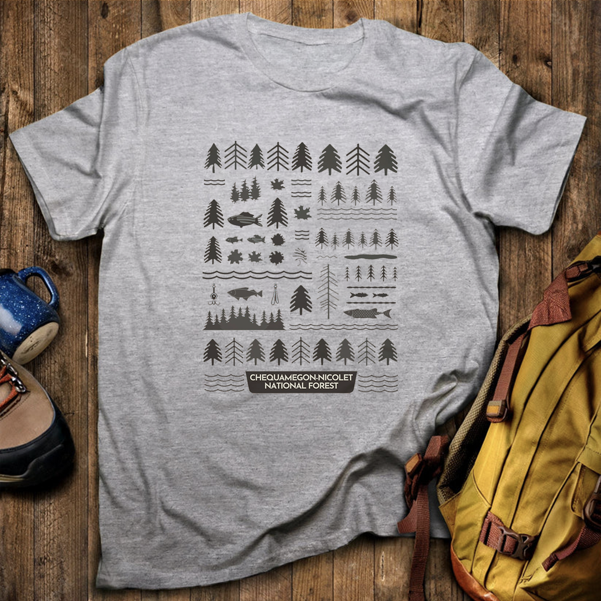 Chequamegon-Nicolet National Forest Tee Cotton Classic T-Shirt
