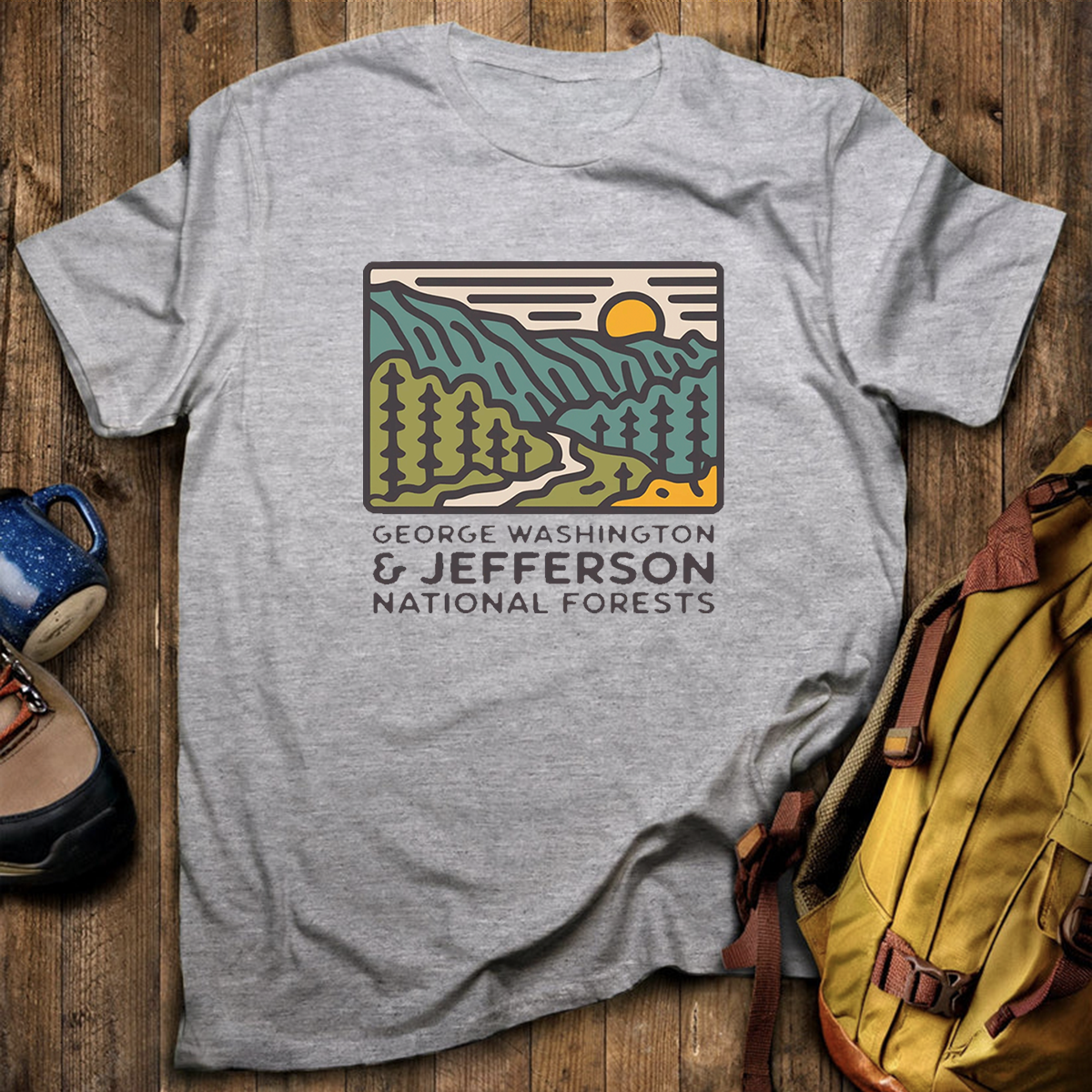 George Washington and Jefferson National Forests Tee Cotton Classic T-Shirt