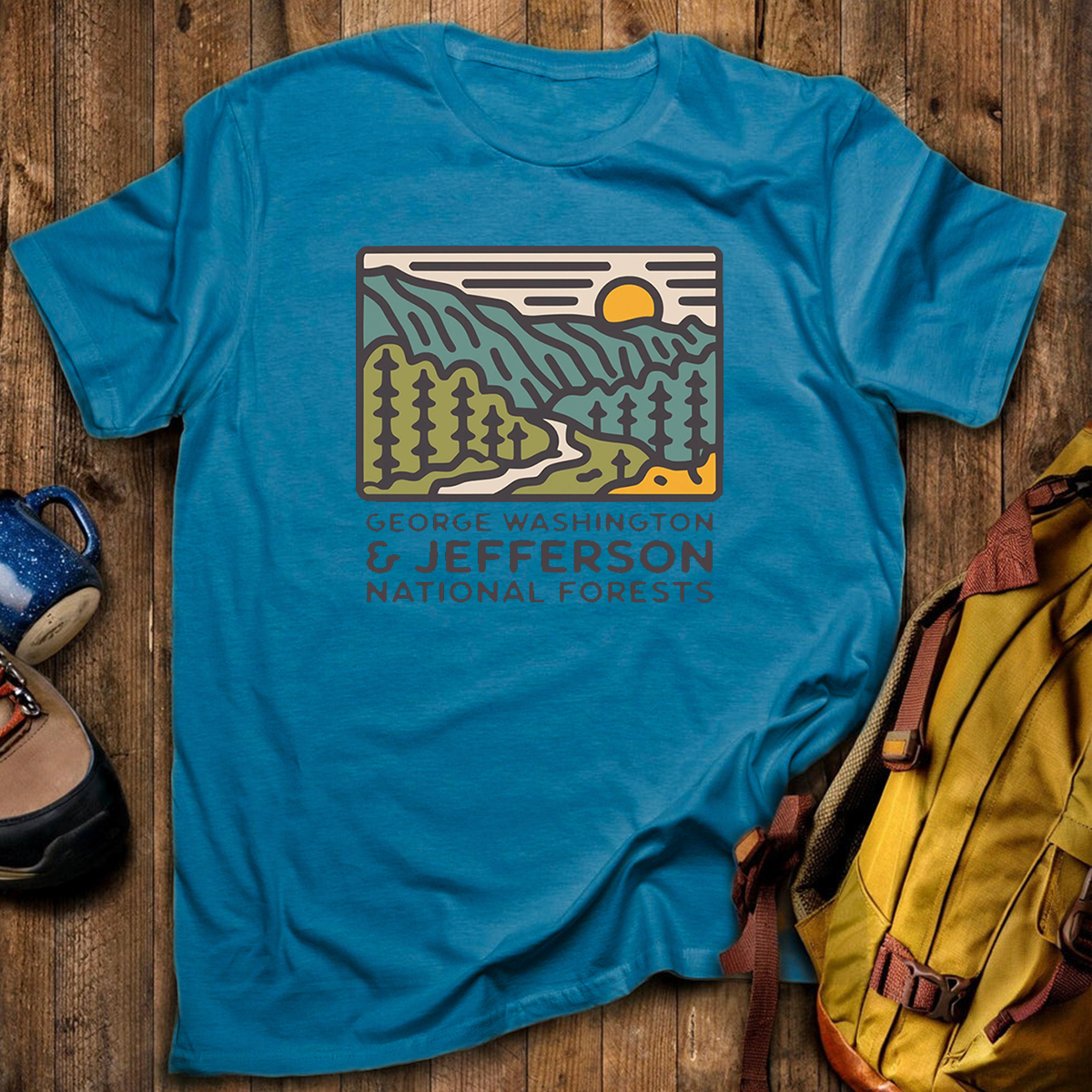 George Washington and Jefferson National Forests Tee Cotton Classic T-Shirt