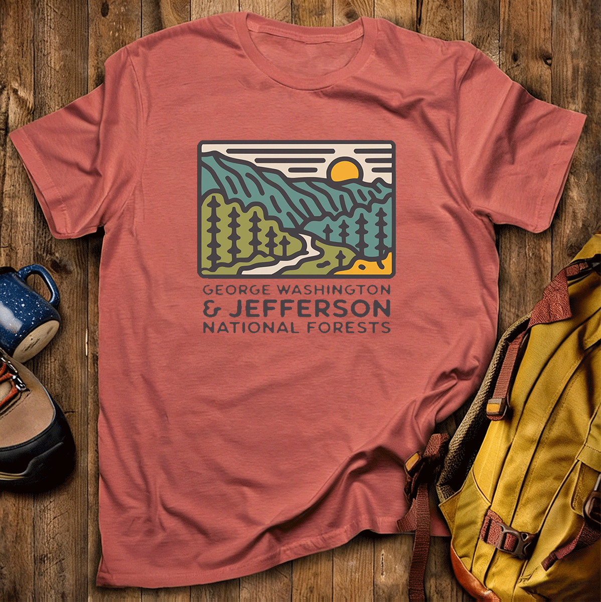 George Washington and Jefferson National Forests Tee Cotton Classic T-Shirt
