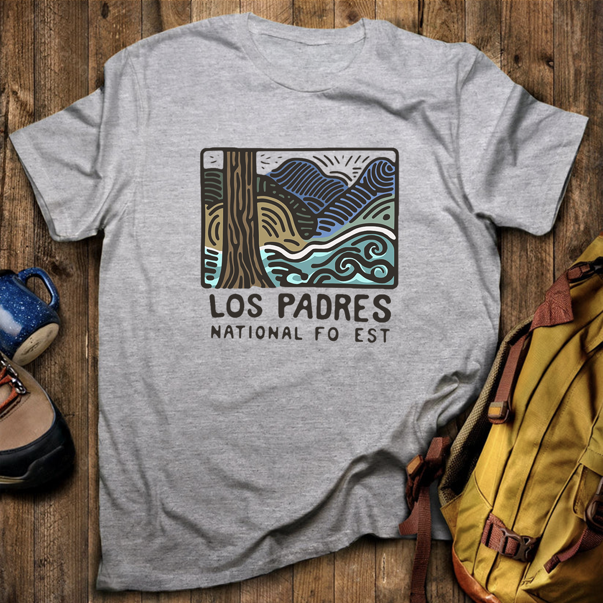 Los Padres National Forest Tee Cotton Classic T-Shirt