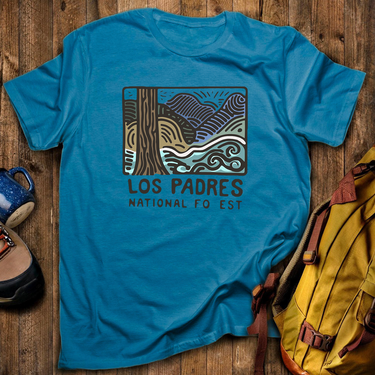 Los Padres National Forest Tee Cotton Classic T-Shirt