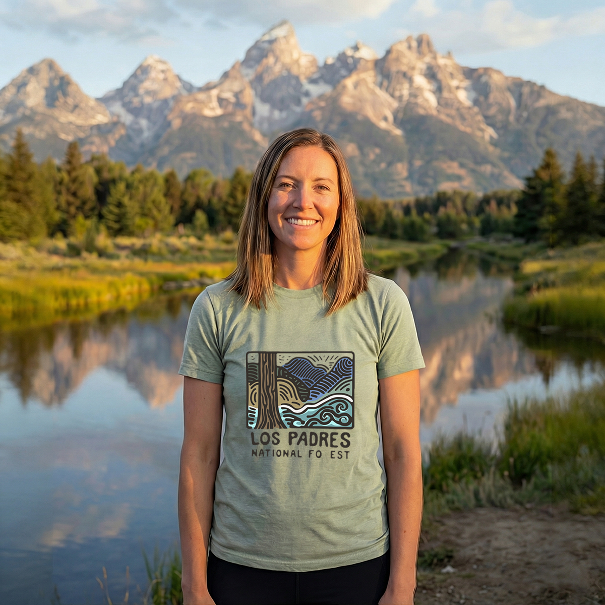 Los Padres National Forest Tee Cotton Classic T-Shirt
