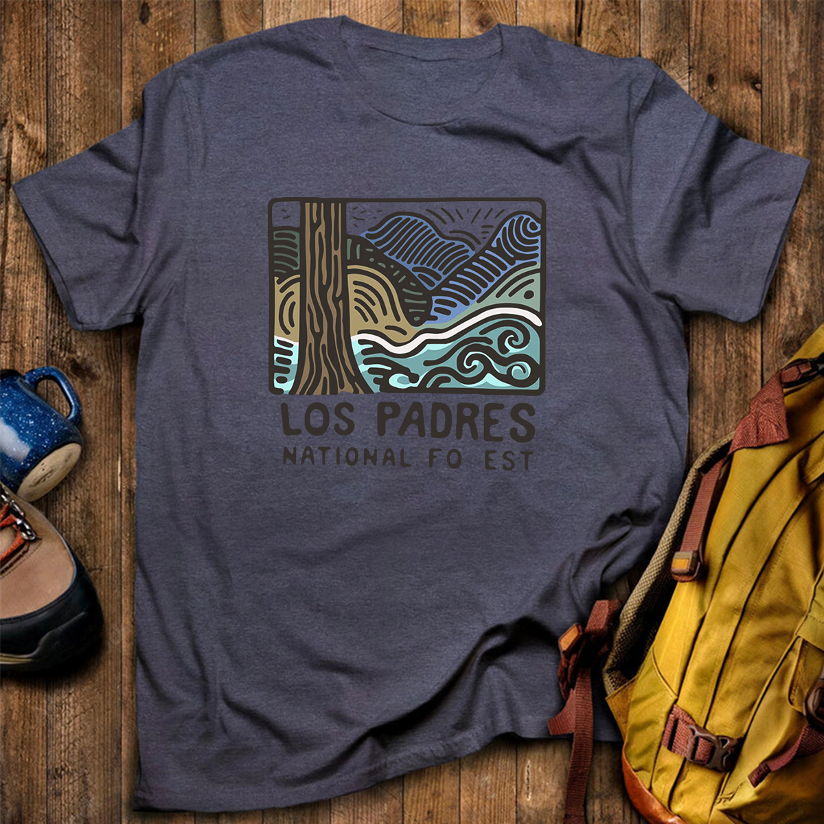 Los Padres National Forest Tee Cotton Classic T-Shirt