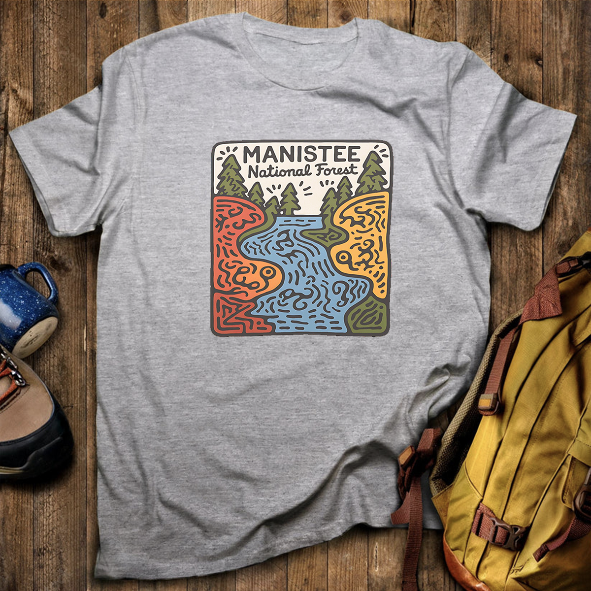 Manistee National Forest Tee Cotton Classic T-Shirt