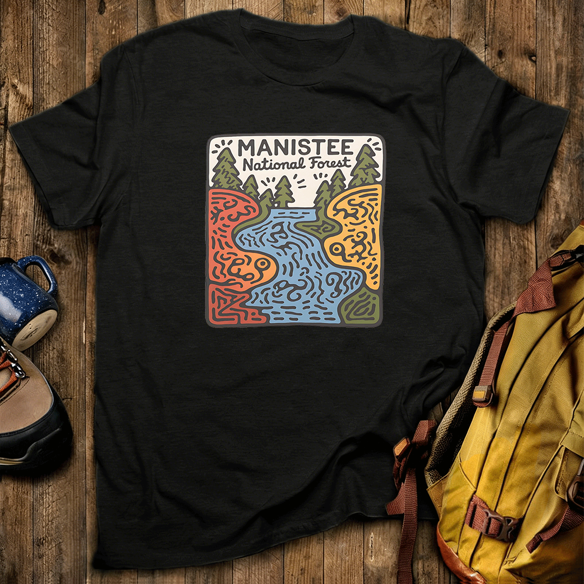 Manistee National Forest Tee Cotton Classic T-Shirt
