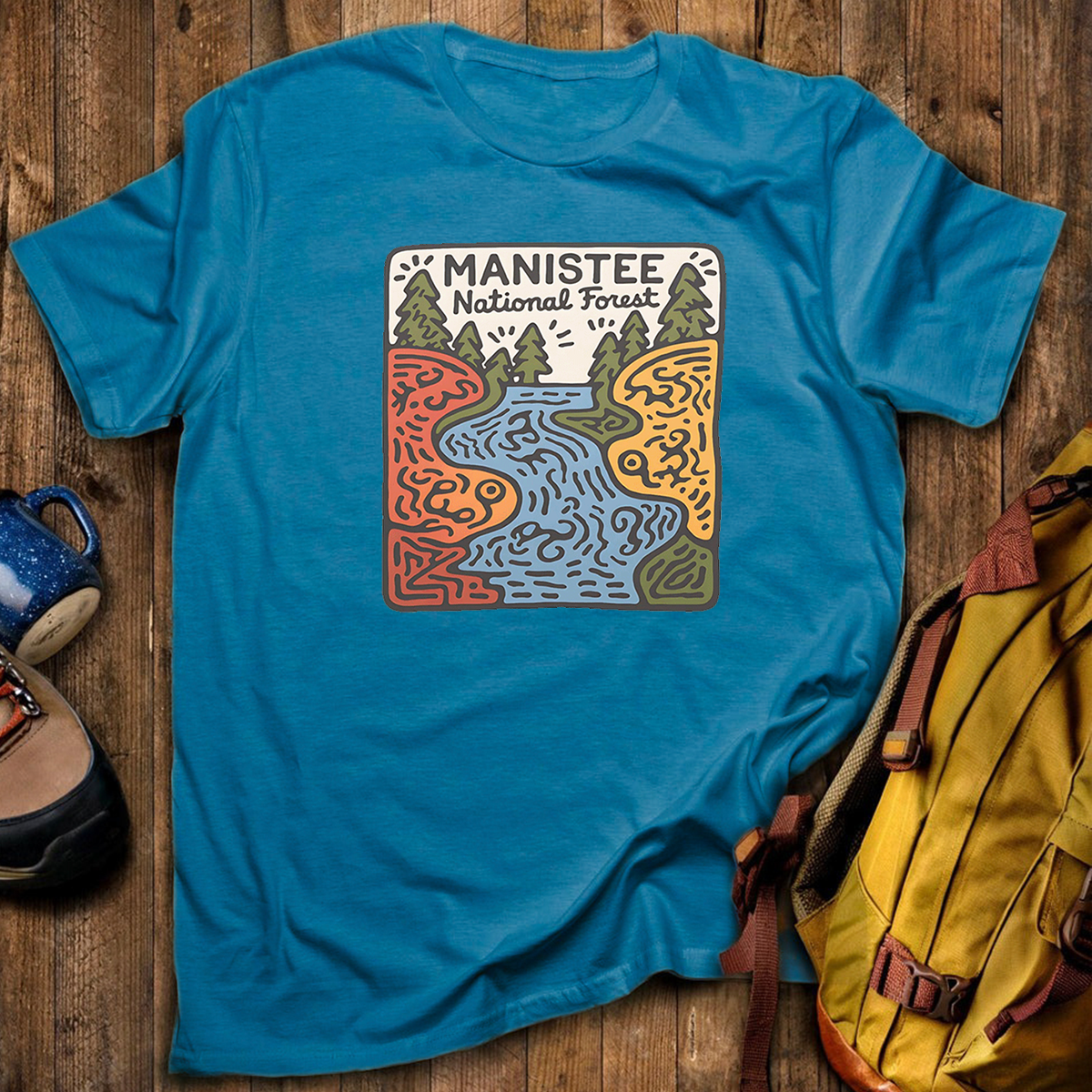 Manistee National Forest Tee Cotton Classic T-Shirt