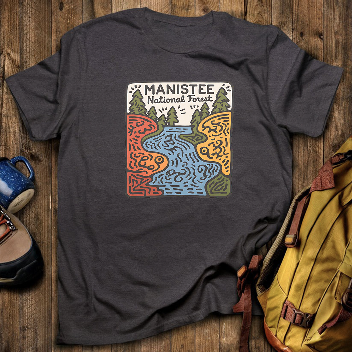 Manistee National Forest Tee Cotton Classic T-Shirt