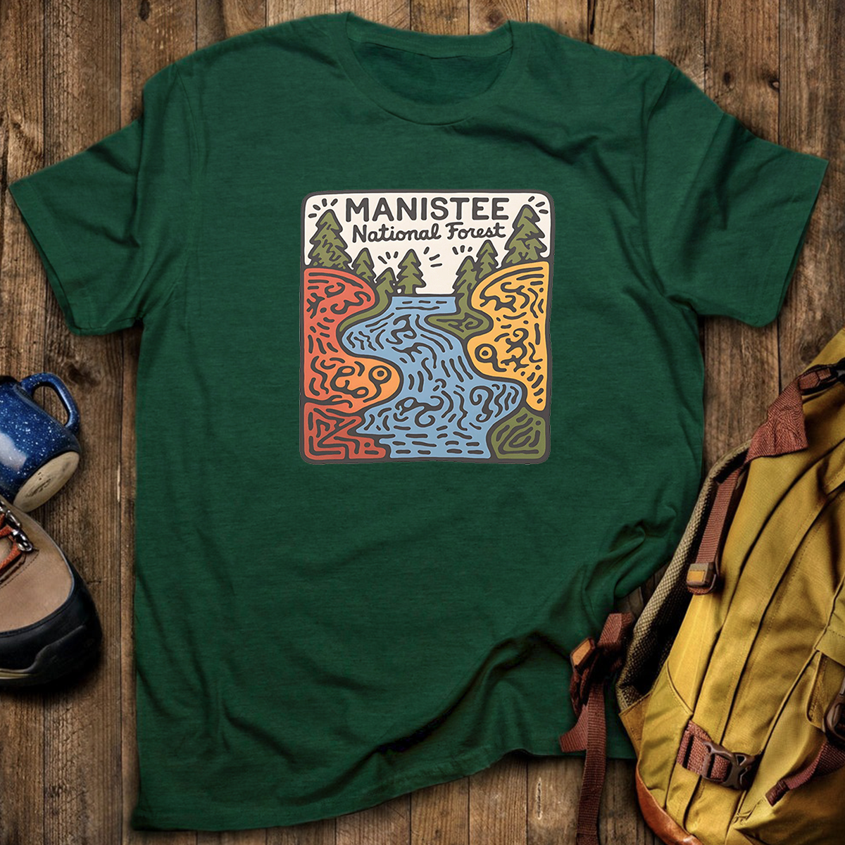 Manistee National Forest Tee Cotton Classic T-Shirt