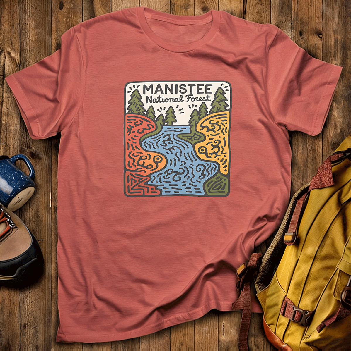 Manistee National Forest Tee Cotton Classic T-Shirt