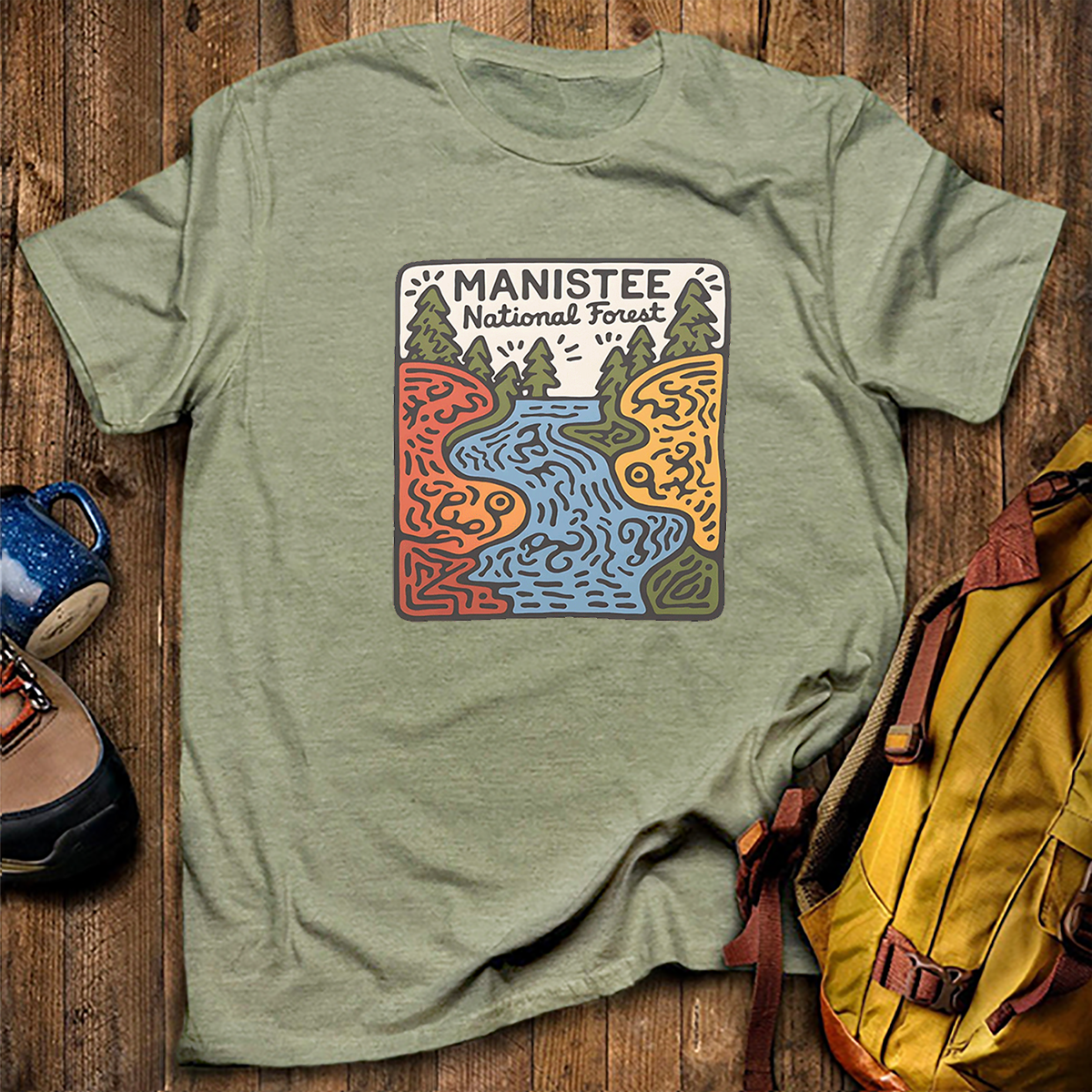 Manistee National Forest Tee Cotton Classic T-Shirt
