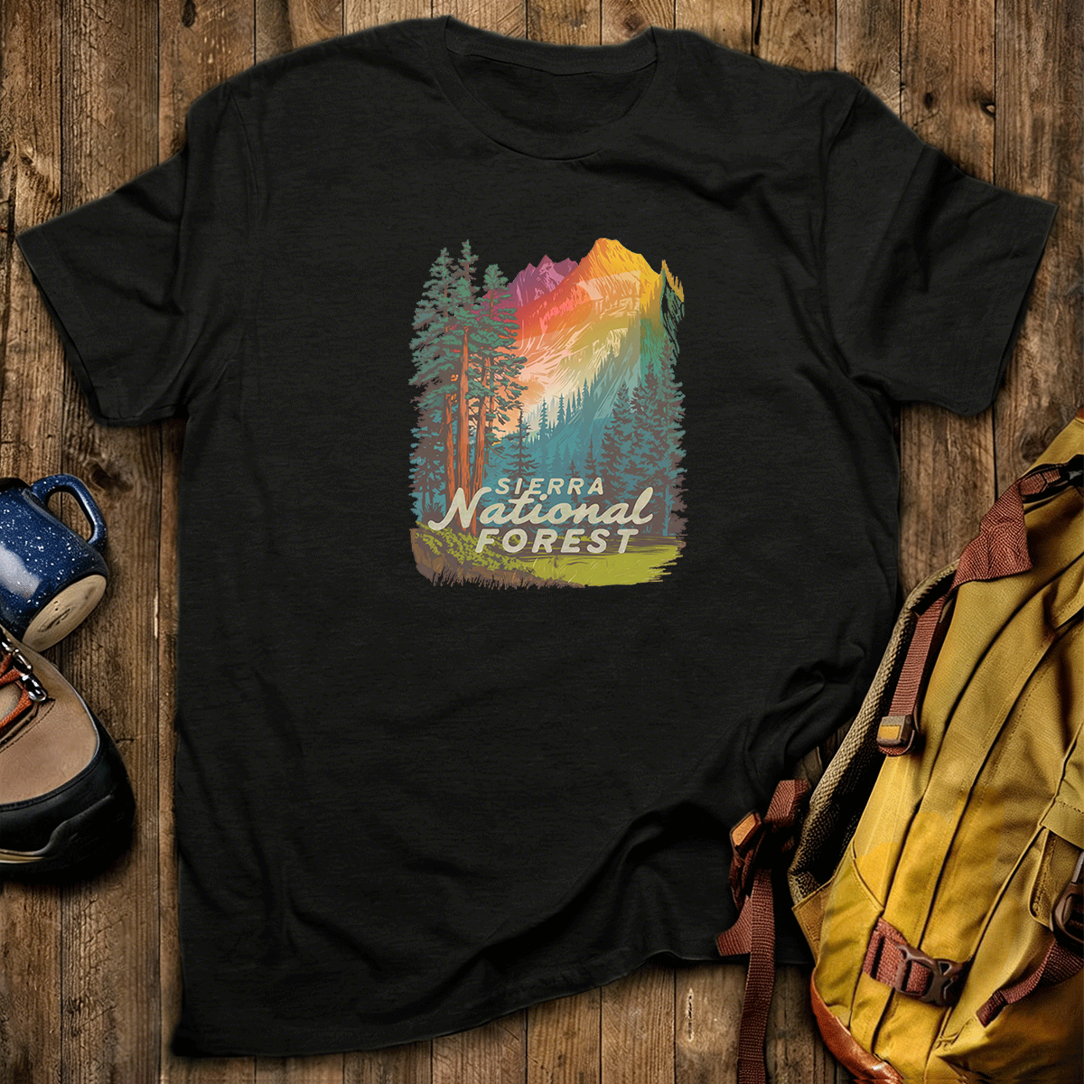 Sierra National Forest Tee Cotton Classic T-Shirt