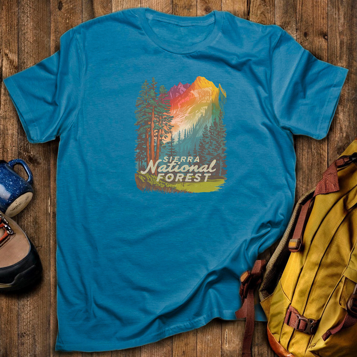Sierra National Forest Tee Cotton Classic T-Shirt