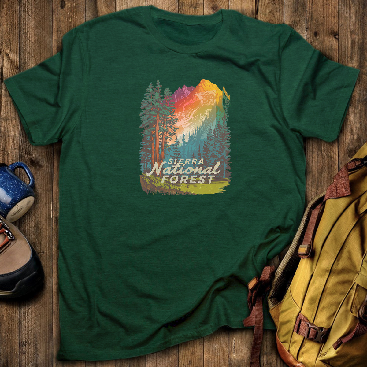 Sierra National Forest Tee Cotton Classic T-Shirt