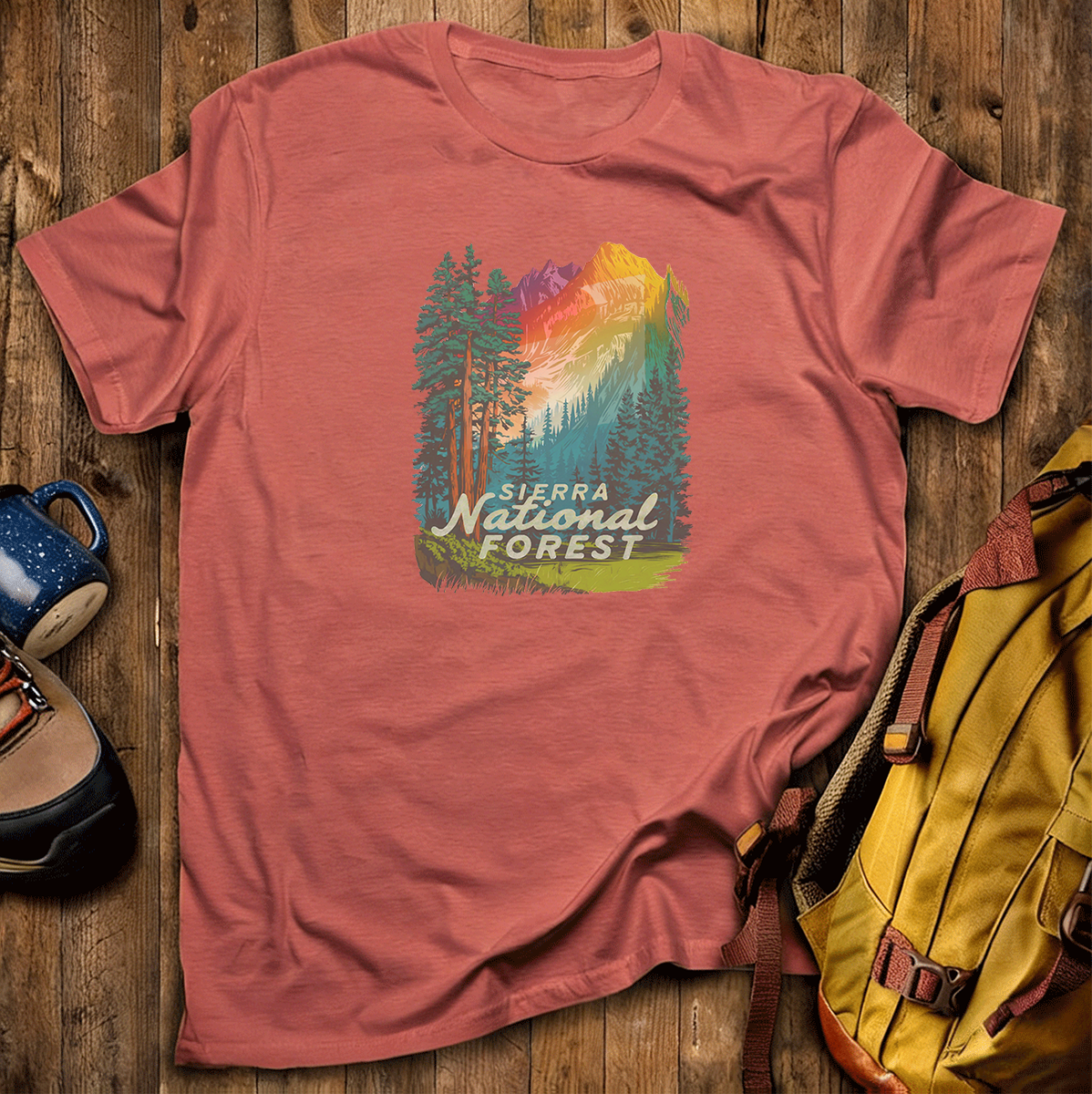 Sierra National Forest Tee Cotton Classic T-Shirt