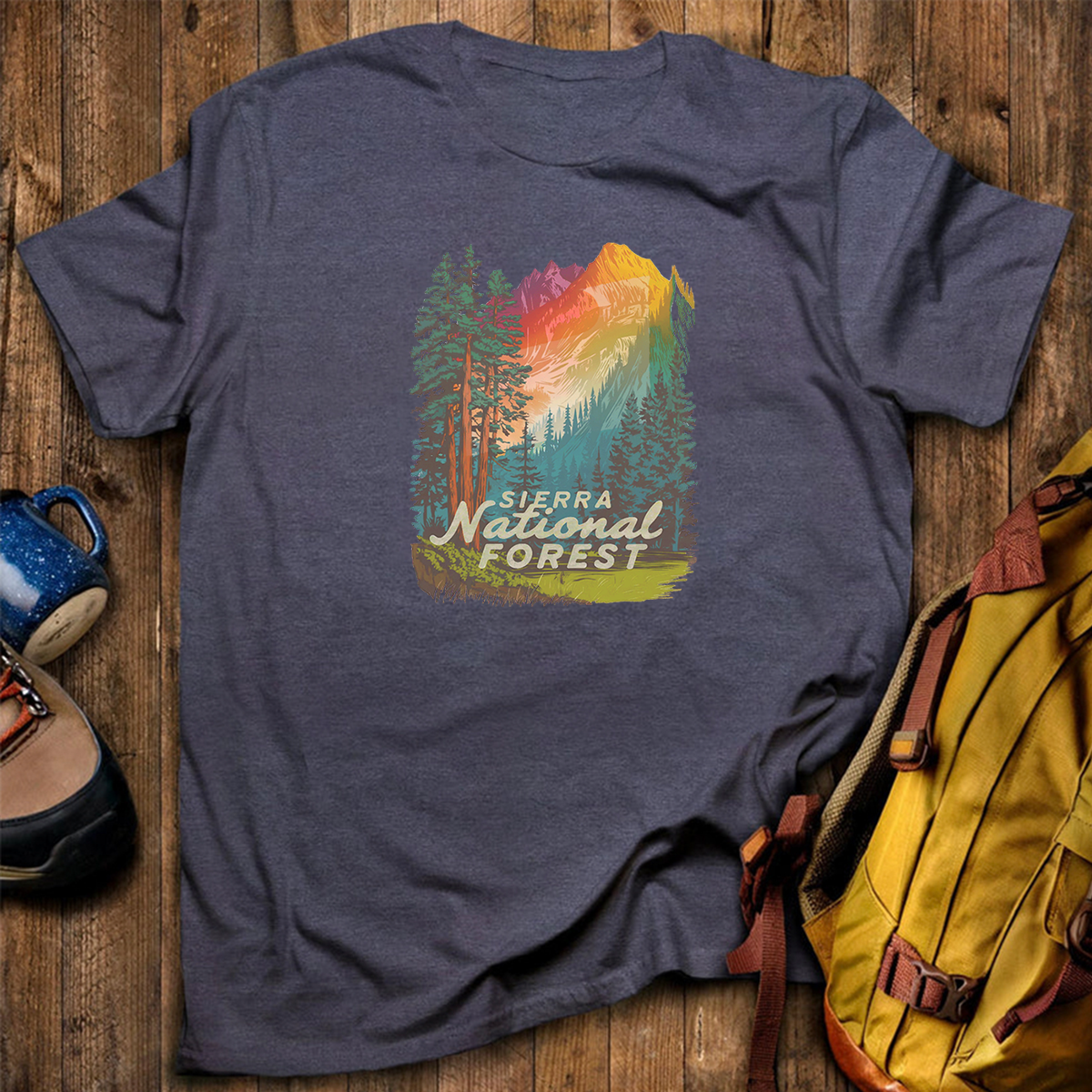 Sierra National Forest Tee Cotton Classic T-Shirt