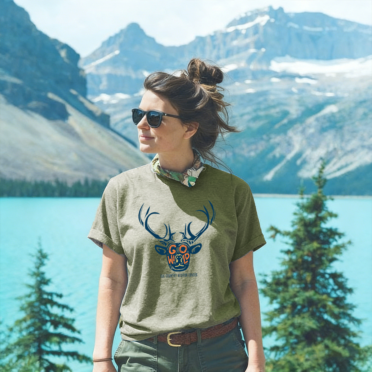 Go Wild ElkTee Cotton Classic T-Shirt