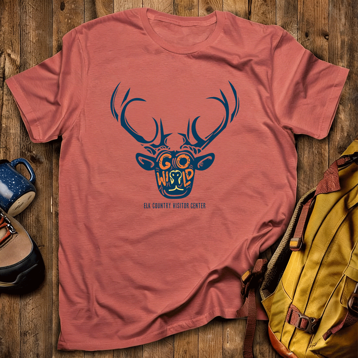 Go Wild ElkTee Cotton Classic T-Shirt