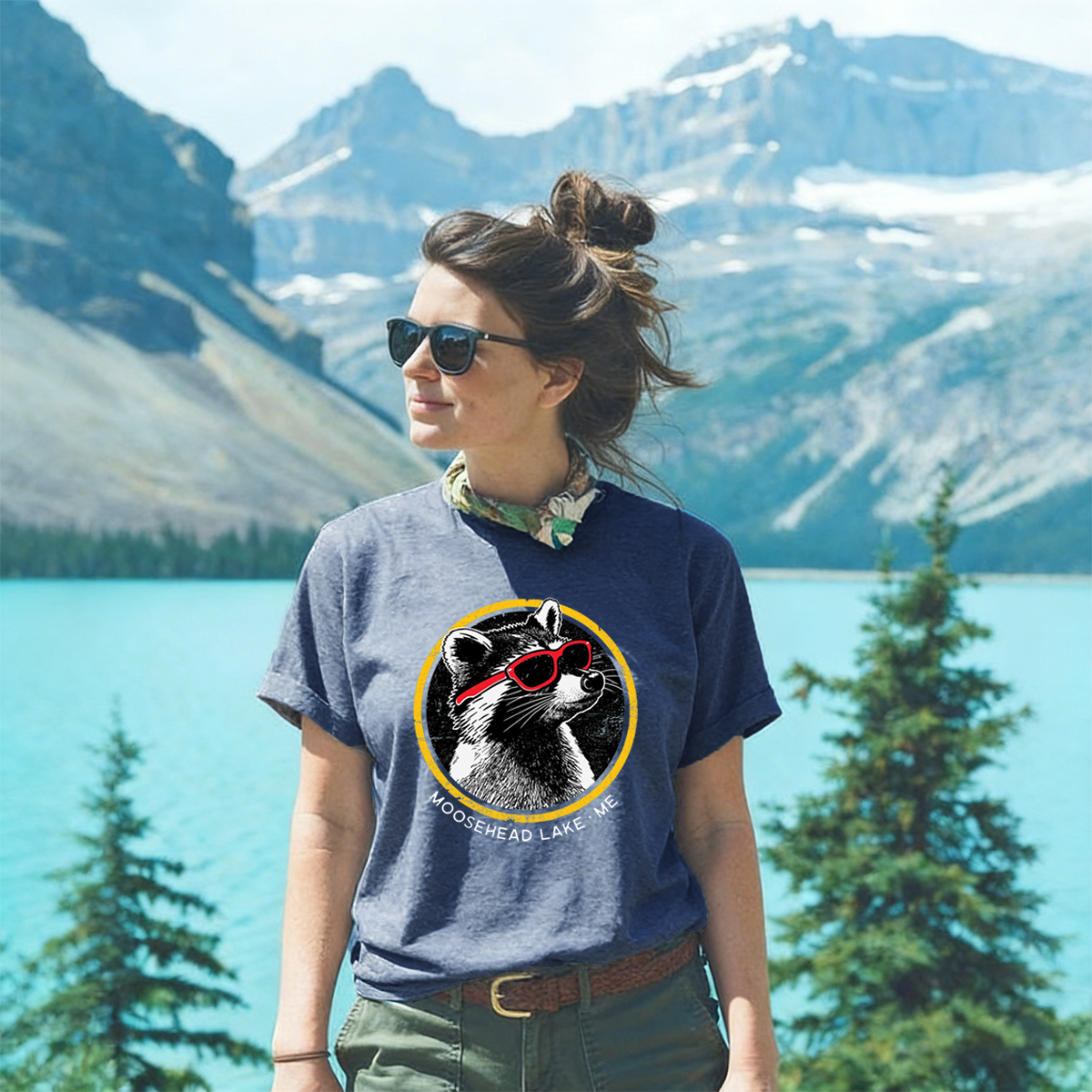 Sunny Raccoon Tee Cotton Classic T-Shirt