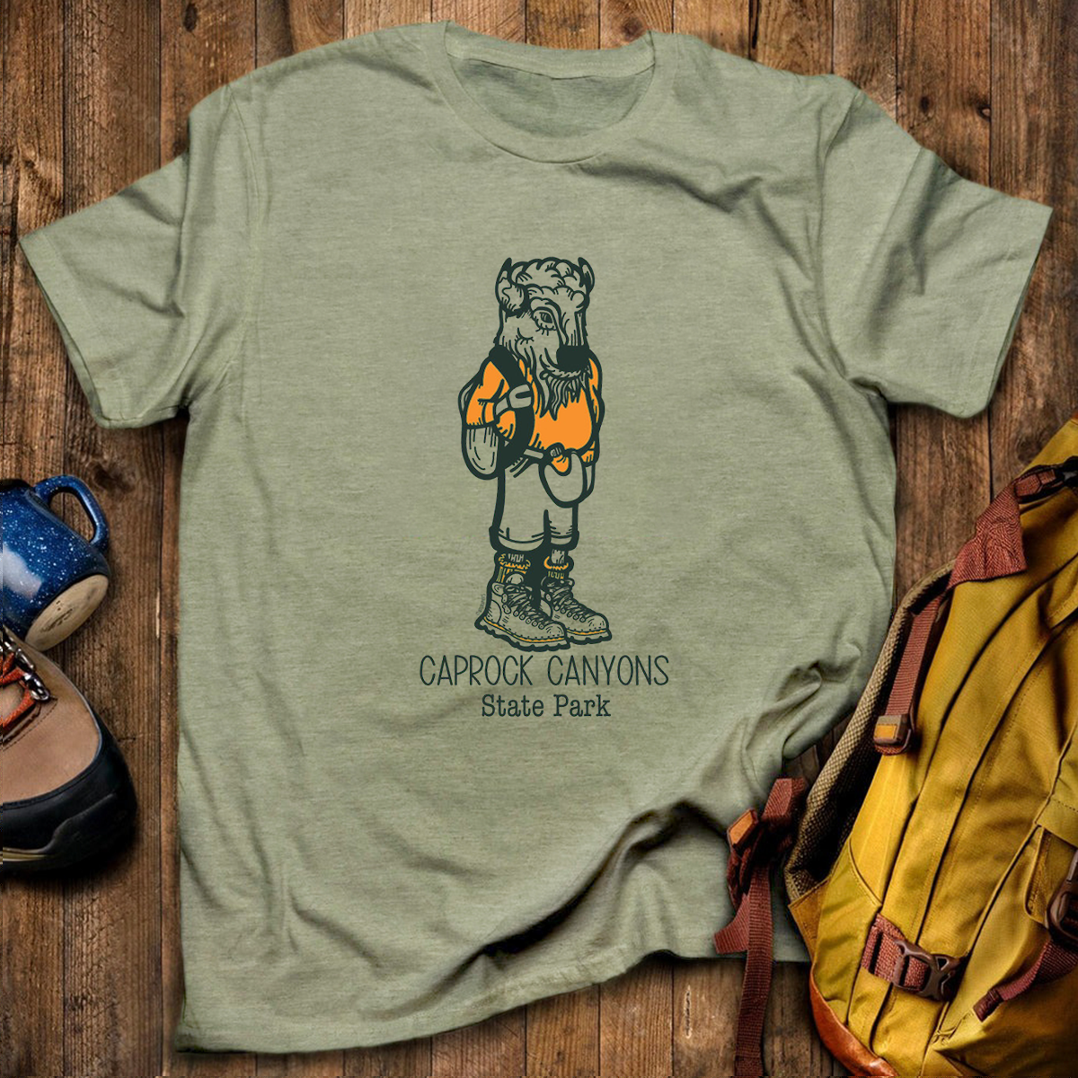 Buffalo Hiker Tee Cotton Classic T-Shirt