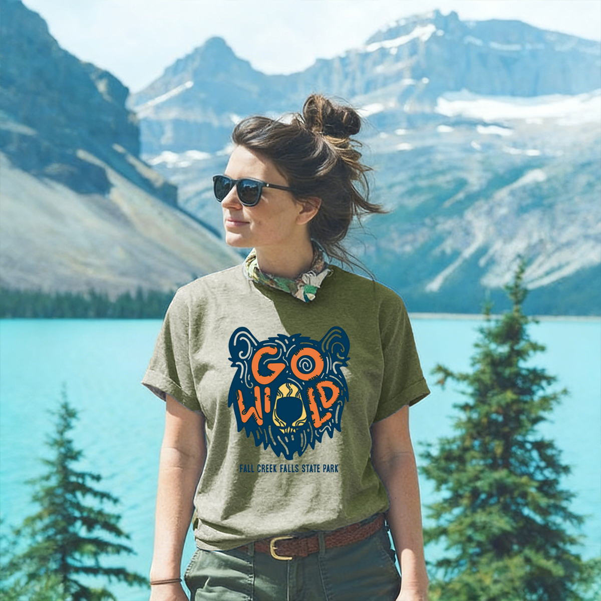 Go Wild Bear Tee Cotton Classic T-Shirt