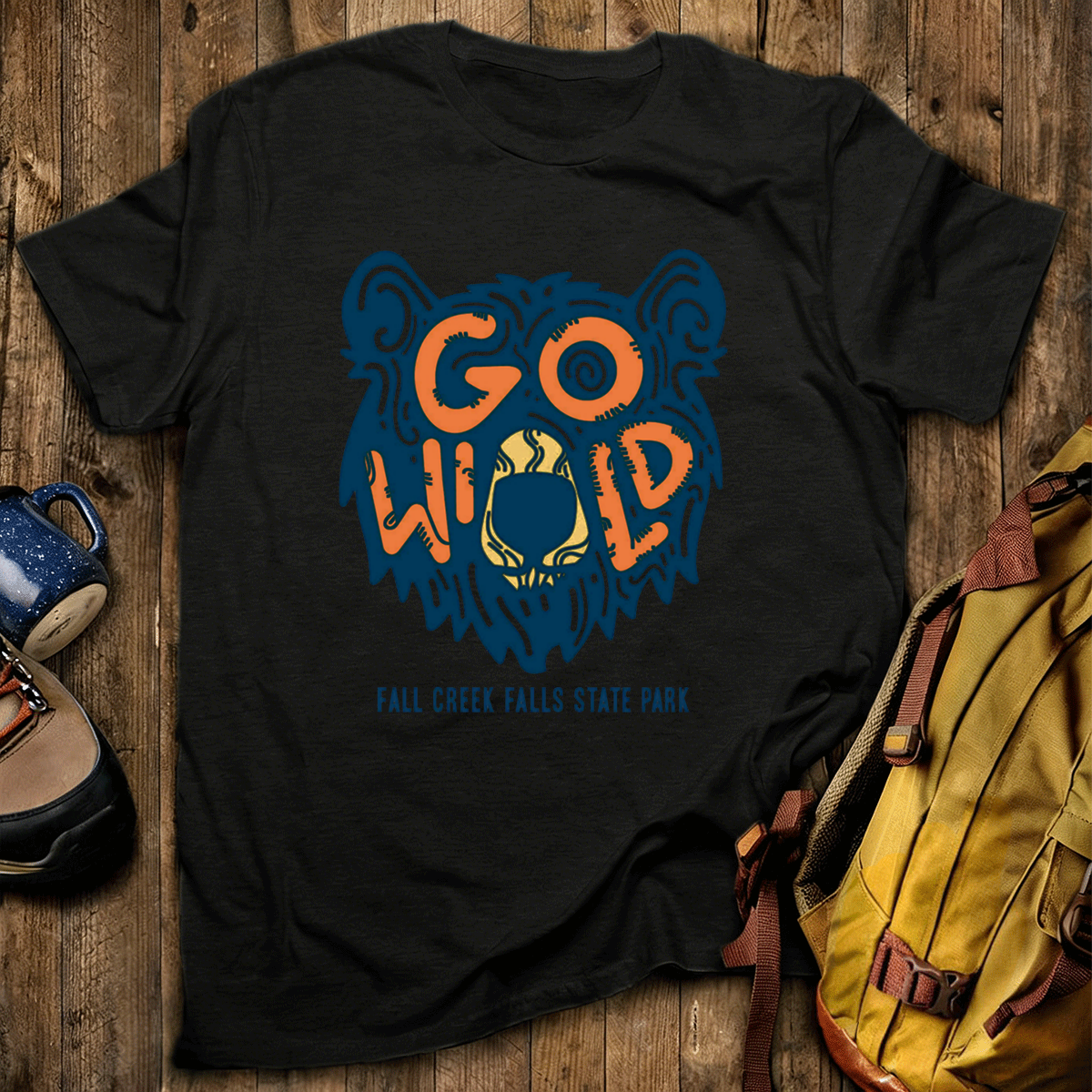 Go Wild Bear Tee Cotton Classic T-Shirt