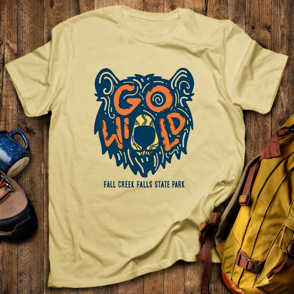 Go Wild Bear Tee Cotton Classic T-Shirt