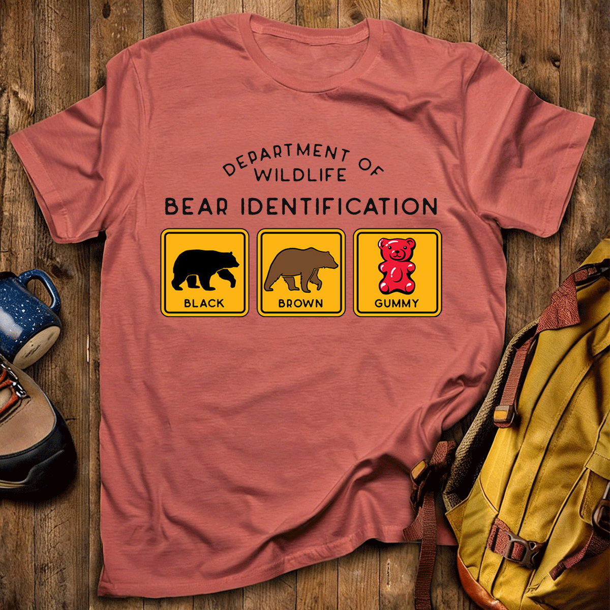 Bear ID Tee Cotton Classic T-Shirt