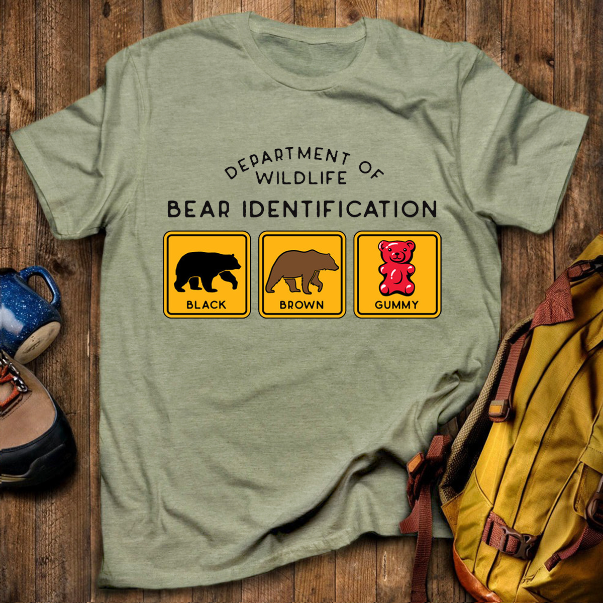 Bear ID Tee Cotton Classic T-Shirt