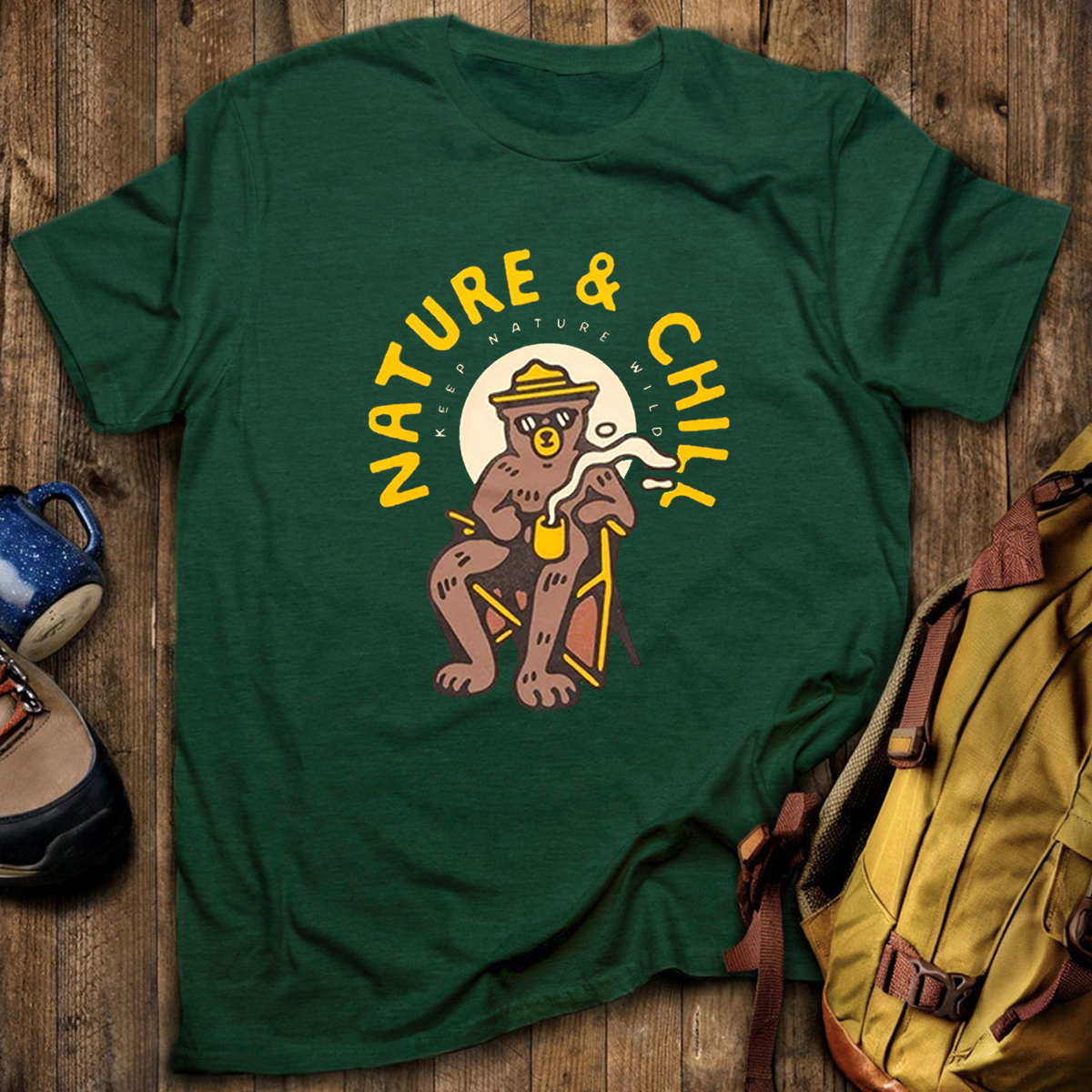 Nature and Chill Tee Cotton Classic T-Shirt