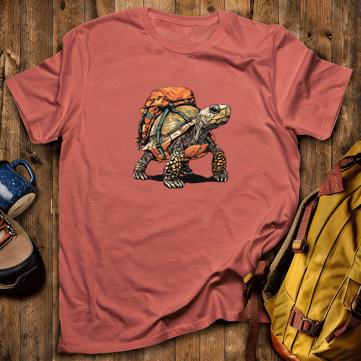 Turtle Backpacker T-Shirt