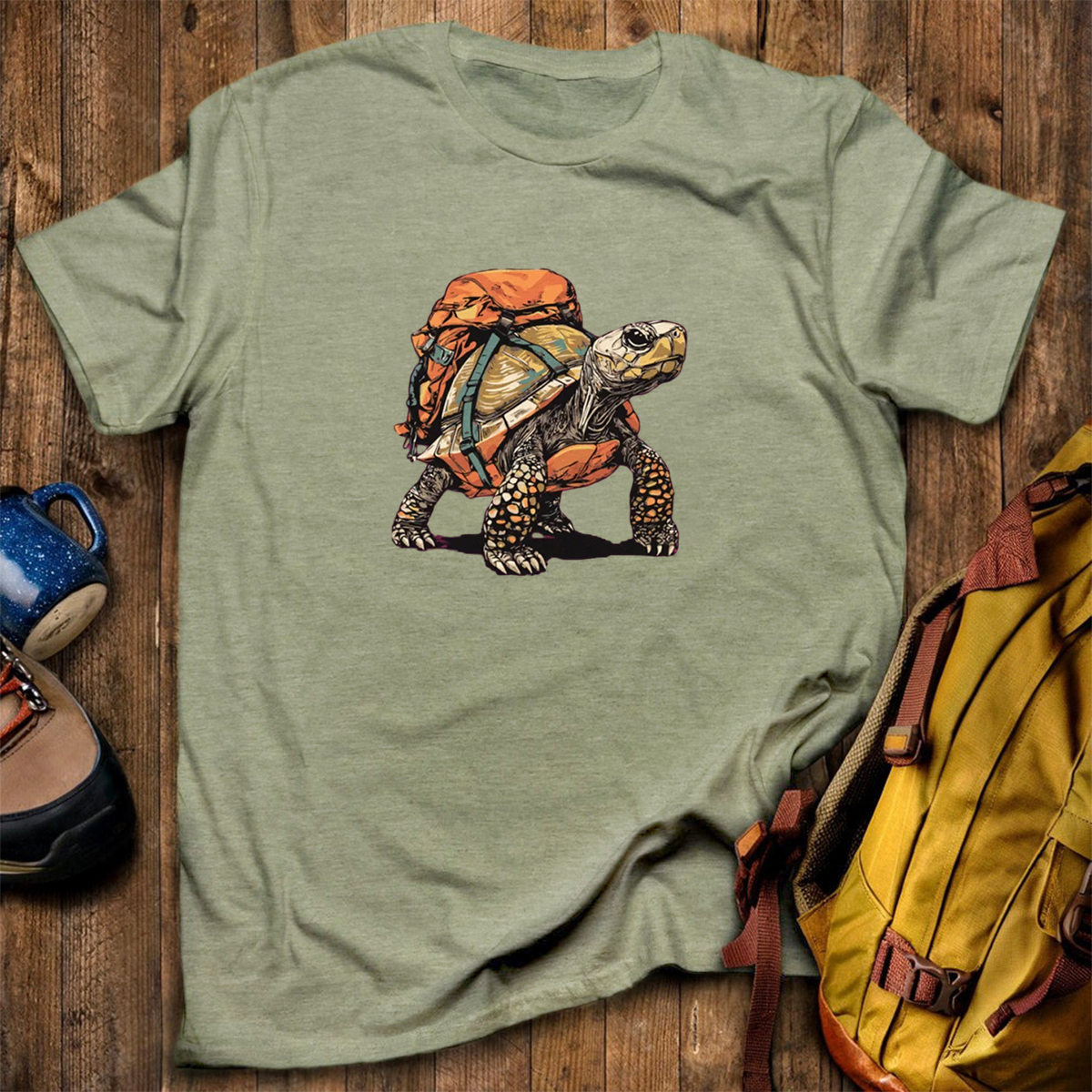 Turtle Backpacker T-Shirt
