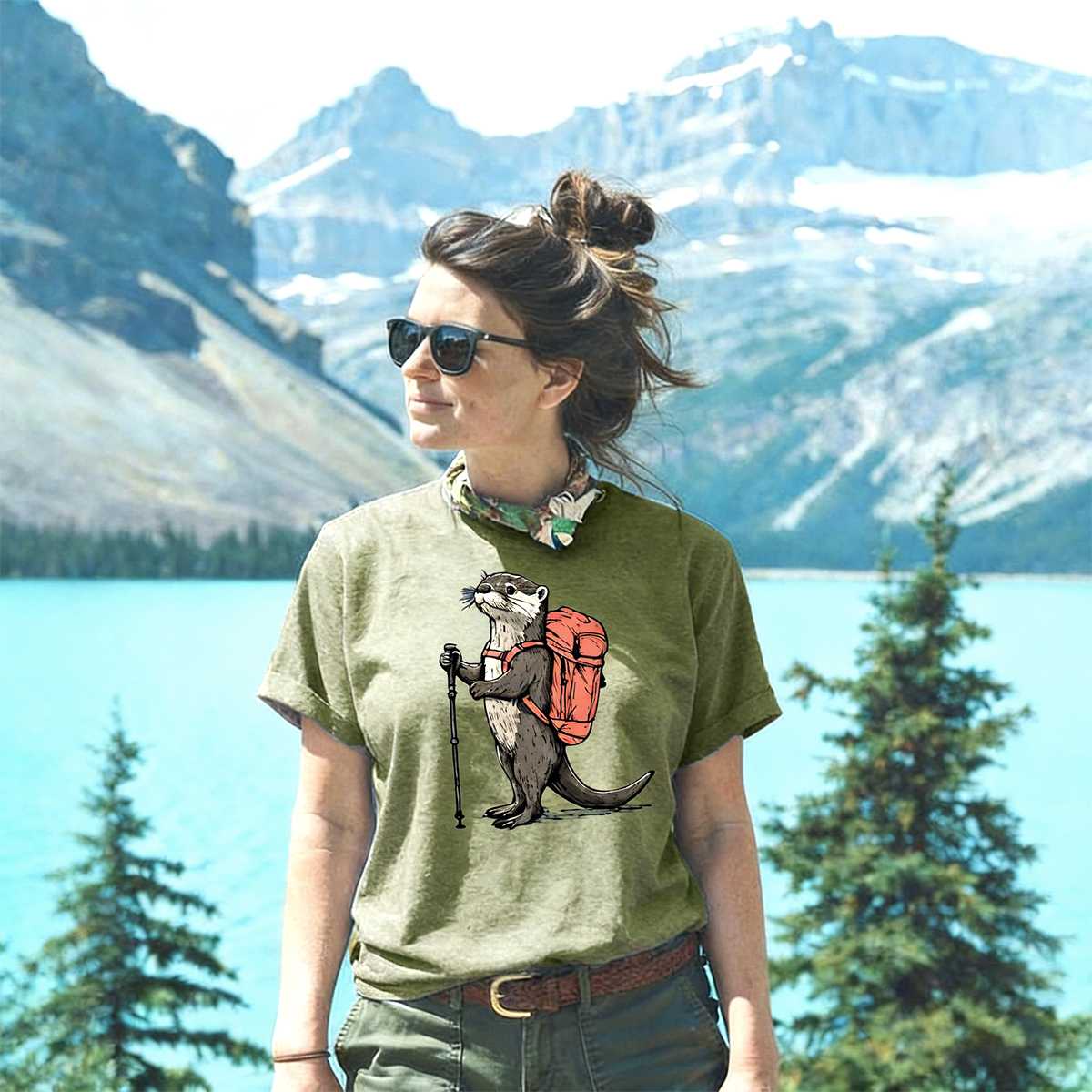 Otter Backpacker T-Shirt
