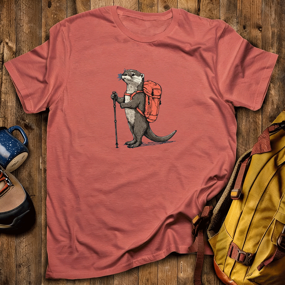 Otter Backpacker T-Shirt