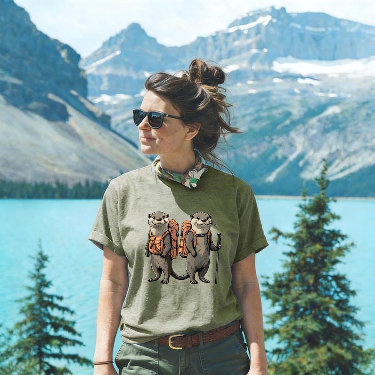 Otter Buddies Backpacker T-Shirt