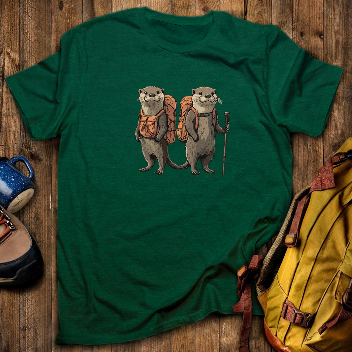 Otter Buddies Backpacker T-Shirt