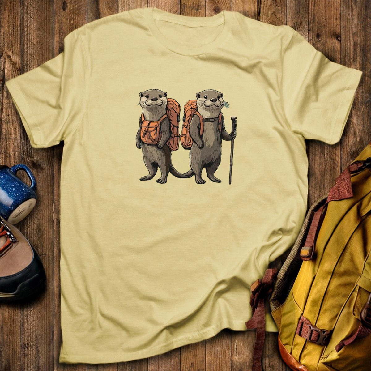 Otter Buddies Backpacker T-Shirt