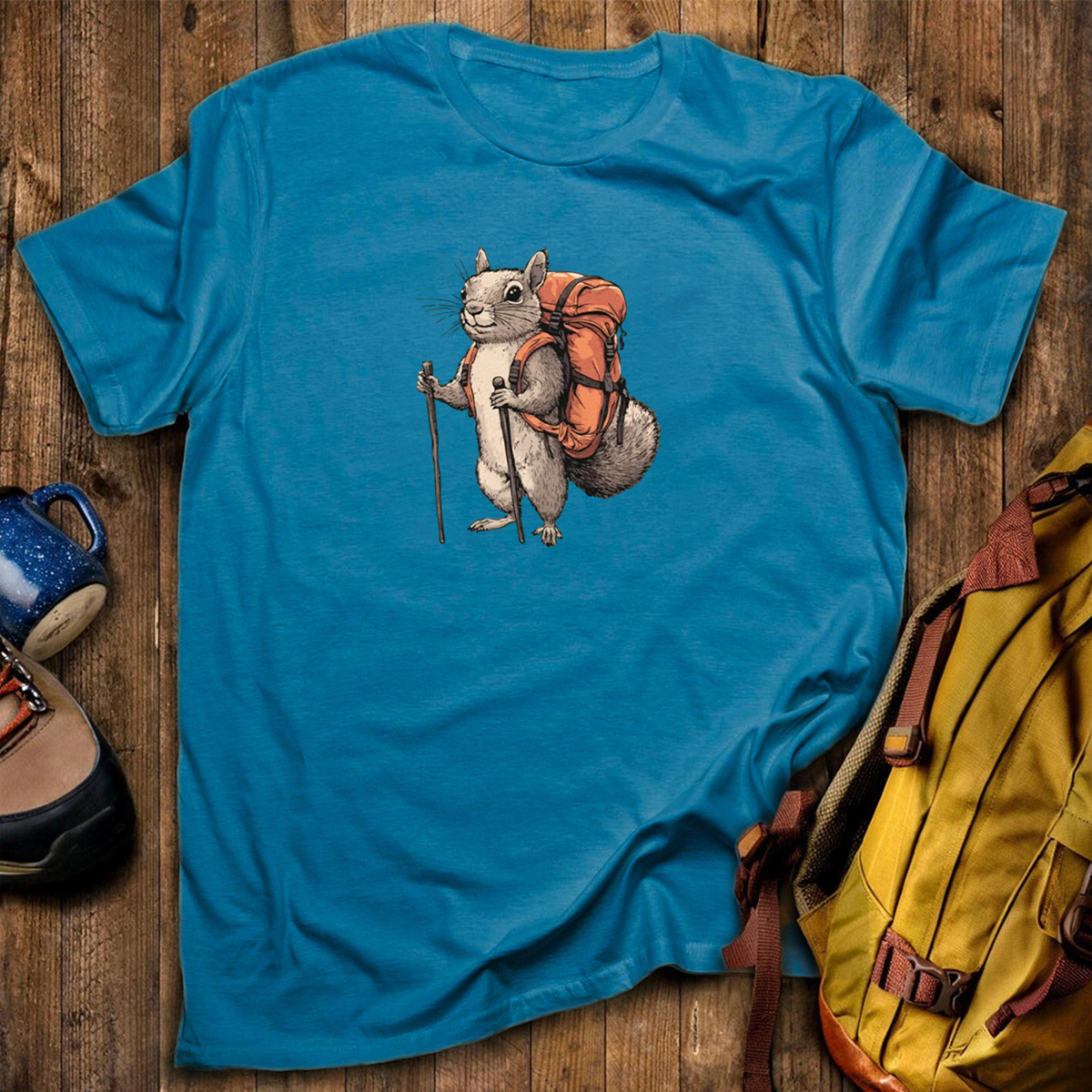 Squirrel Backpacker T-Shirt