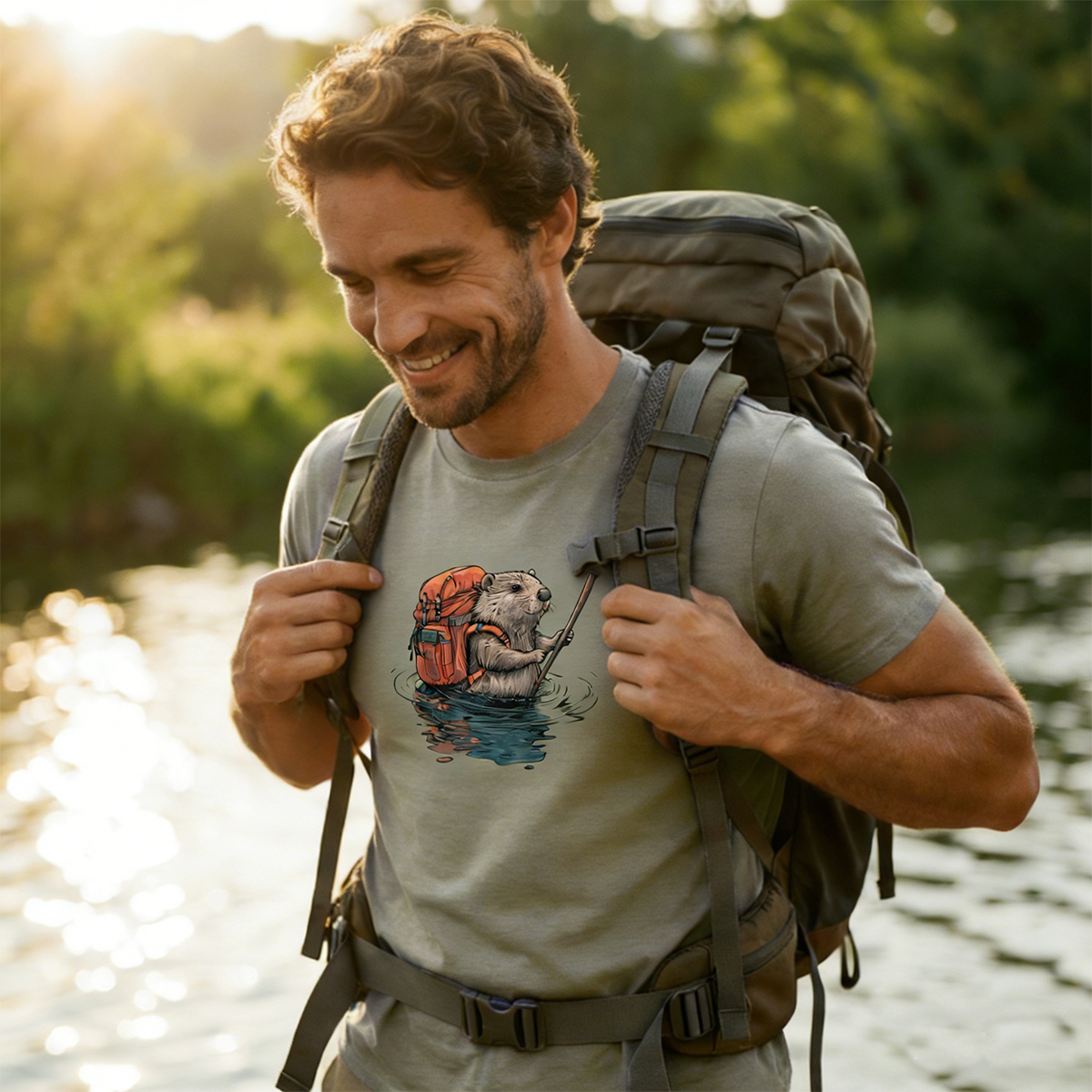 Beaver Backpacker T-Shirt