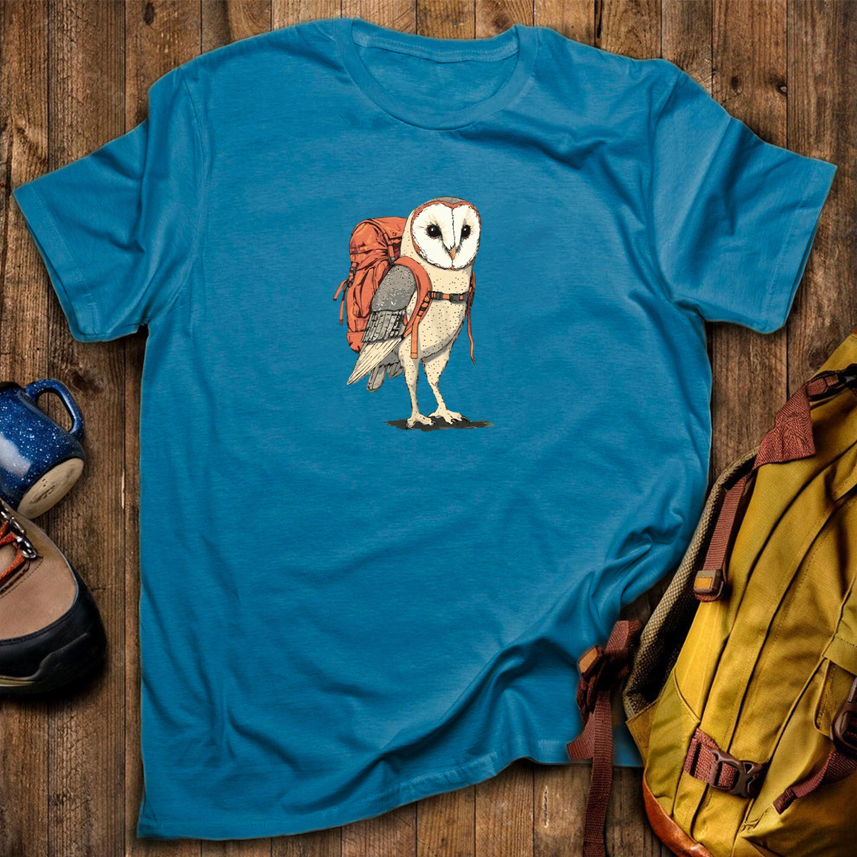 Barn Owl Backpacker T-Shirt