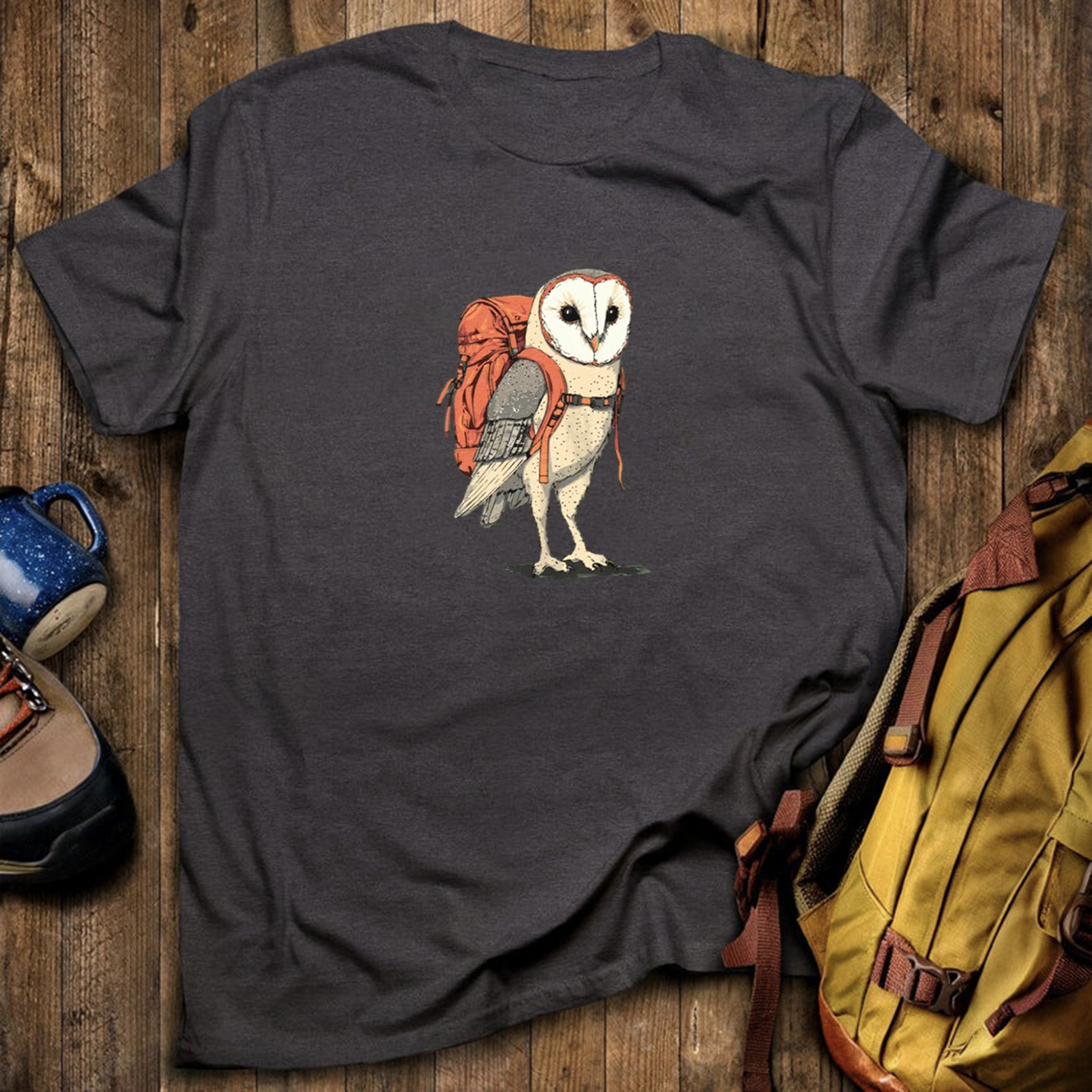 Barn Owl Backpacker T-Shirt