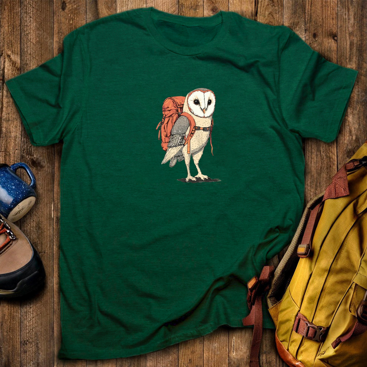 Barn Owl Backpacker T-Shirt