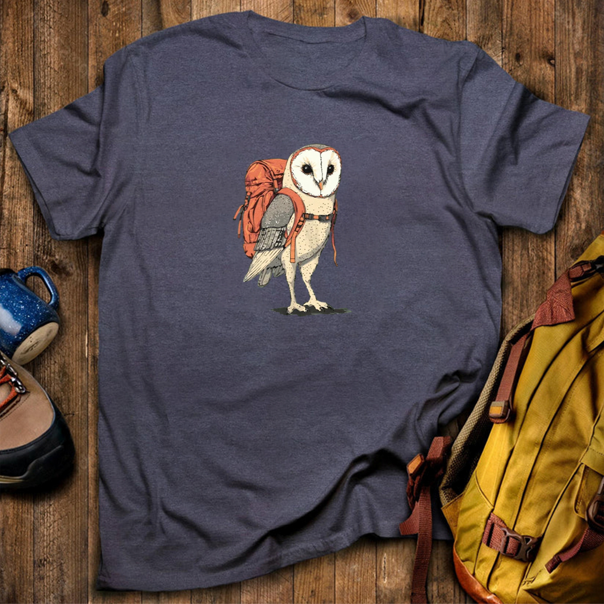 Barn Owl Backpacker T-Shirt
